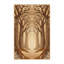 Tapis marocain brun lavable à la machine Ottavio - reliure brun clair-1135553318