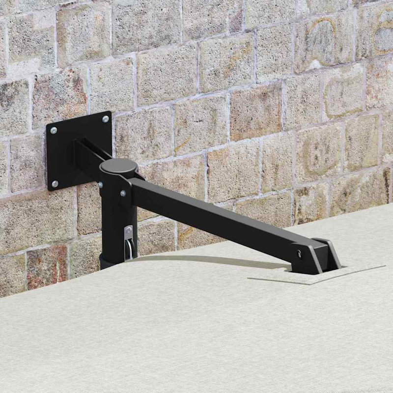 Cantilever Parasol, Beige, 160cm H x 247.5cm W x 247.5cm D