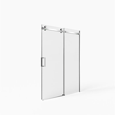 Porte de douche coulissante sans cadre