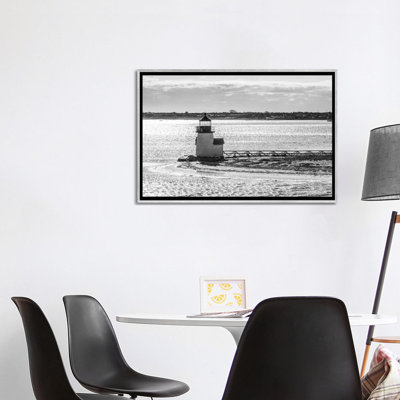 " USA, New England, Massachusetts, Nantucket Island, Nantucket Town, Brant Point Lighthouse From Nantucket Ferry "