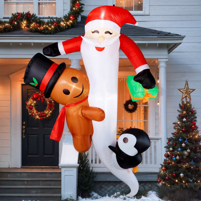 Décoration de Noël gonflable suspendue pour l'extérieur