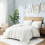Édredon simple, avec médaillon brodé en fausse fourrure tendance, couvre-lit