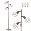 Lampe sur pied à branches 65 po avec ampoules à intensité variable et interrupteur rotatif Rasch-711129775