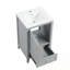 Meuble-lavabo de salle de bain avec lavabo, porte à fermeture douce, support de rangement et tiroir-1595406496