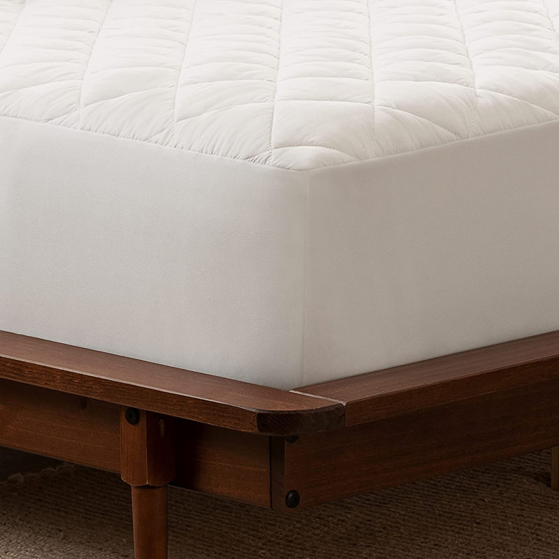 Serta Power Clean Max Action Waterproof Mattress Pad Protector with 15” Deep Pocket, Full / Double