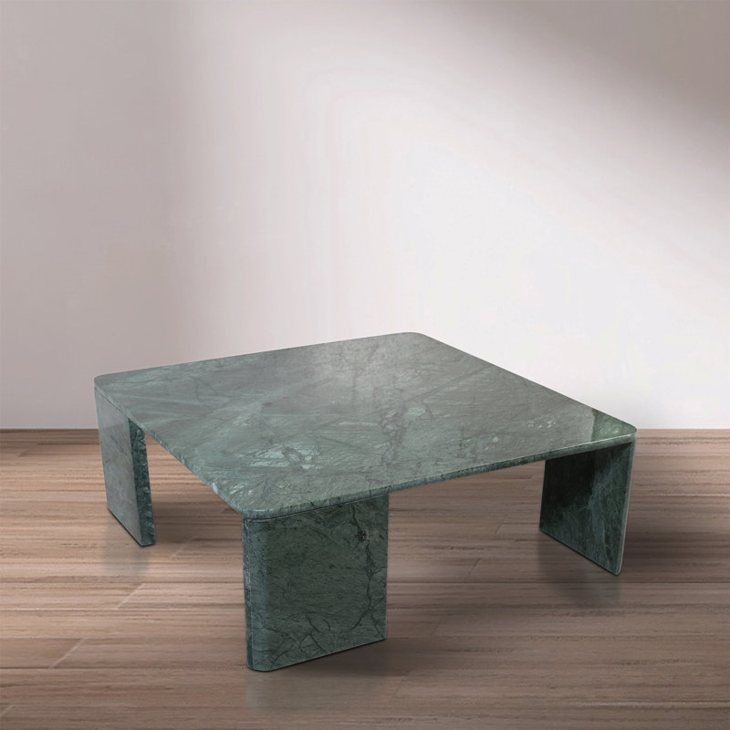 Livorno Coffee Table, Green Marble