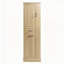 Armoire de rangement avec compartiment basculant, tablettes réglables, charnières à fermeture en douceur