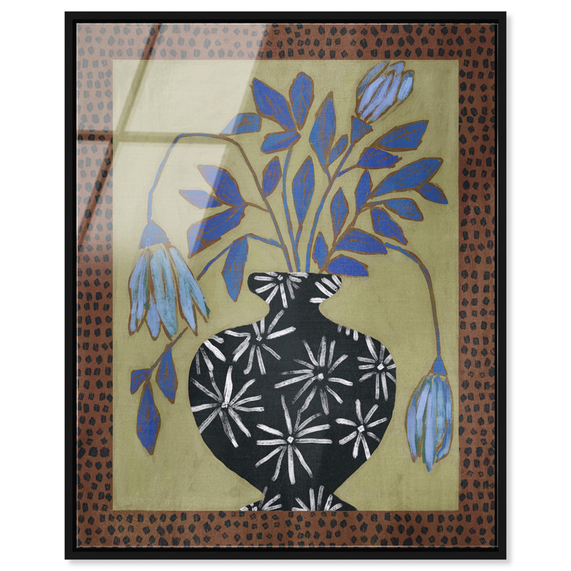 Rust & Sage Still Life High-Gloss Frameless Acrylic Glass Wall Art Floral & Botanical Print by Oliver Gal, Ready to Hang, 16 x 20