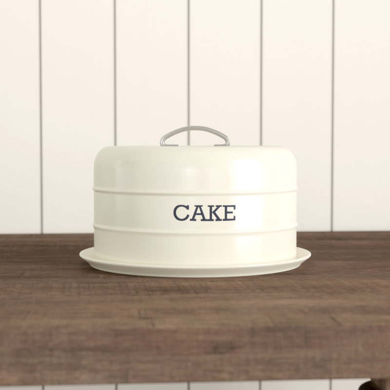 Living Nostalgia Domed Cake Tin, Cream