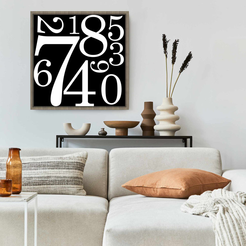 Toile industrielle de forme blanche | Zero to Nine Home Decor