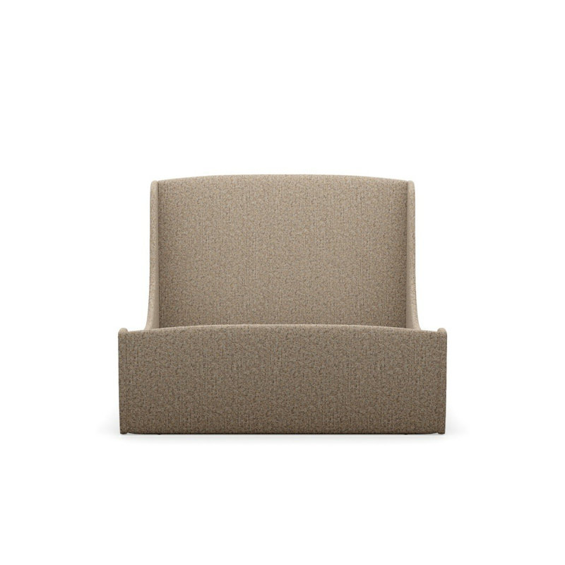 Swan Upholstered King Bed, Queen, Block 654212