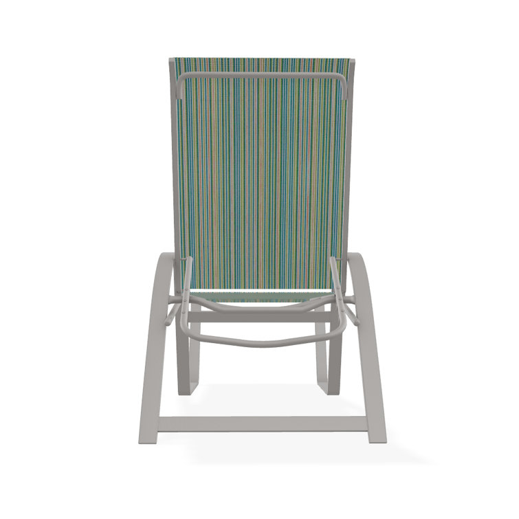 Holna Outdoor Rust-Resistant Metal Chaise Lounge