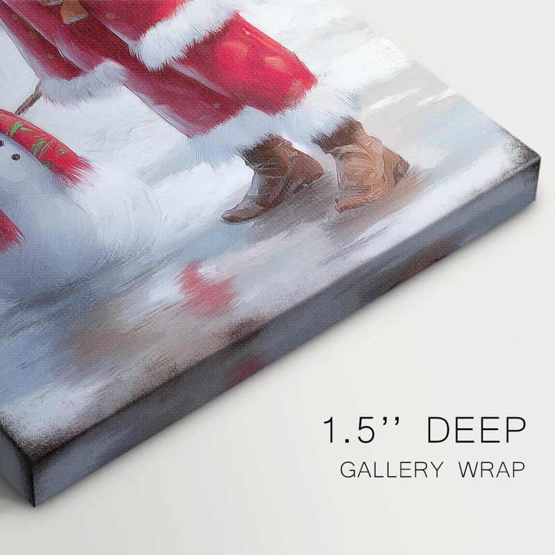 Silver Carol of Cathedral-Premium Gallery Wrapped Canvas, 12" H x 8" W