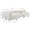 Canapé modulaire rembourré en U Briar-1469769881