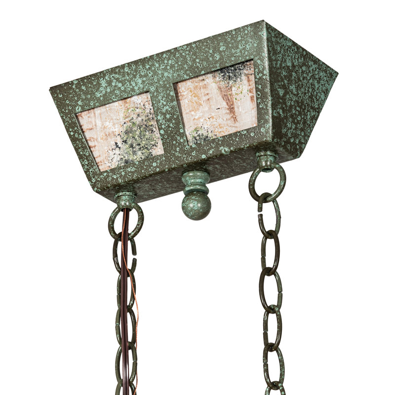 Lustre personnalisé 4 lumières Canoe