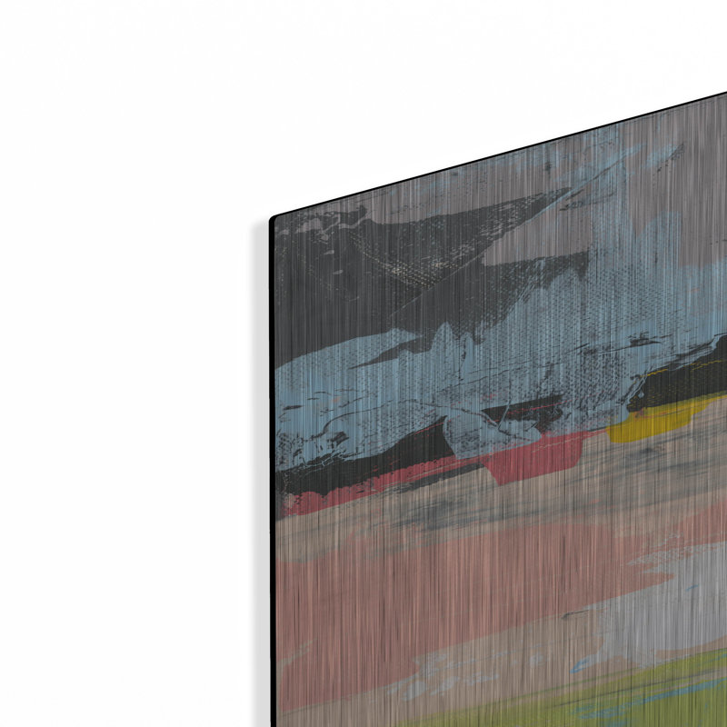 Art mural en métal Winston Porter «The Quiet» par Jan Weiss, H 36 po x l 24 po