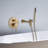 2 Handle Bathroom Roman Tub Faucet with Diverter-1832773179