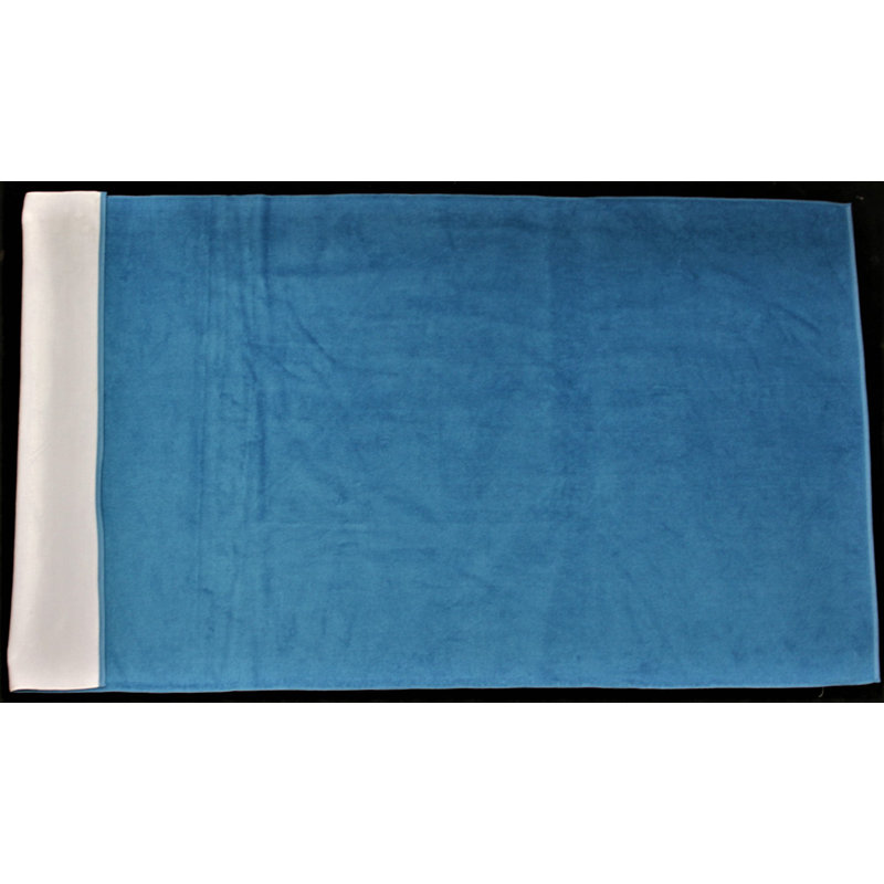 Serviette de plage 100% coton Anouk, Aigue-marine