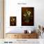 Cherokee roses dans un vase en verre-2139200567
