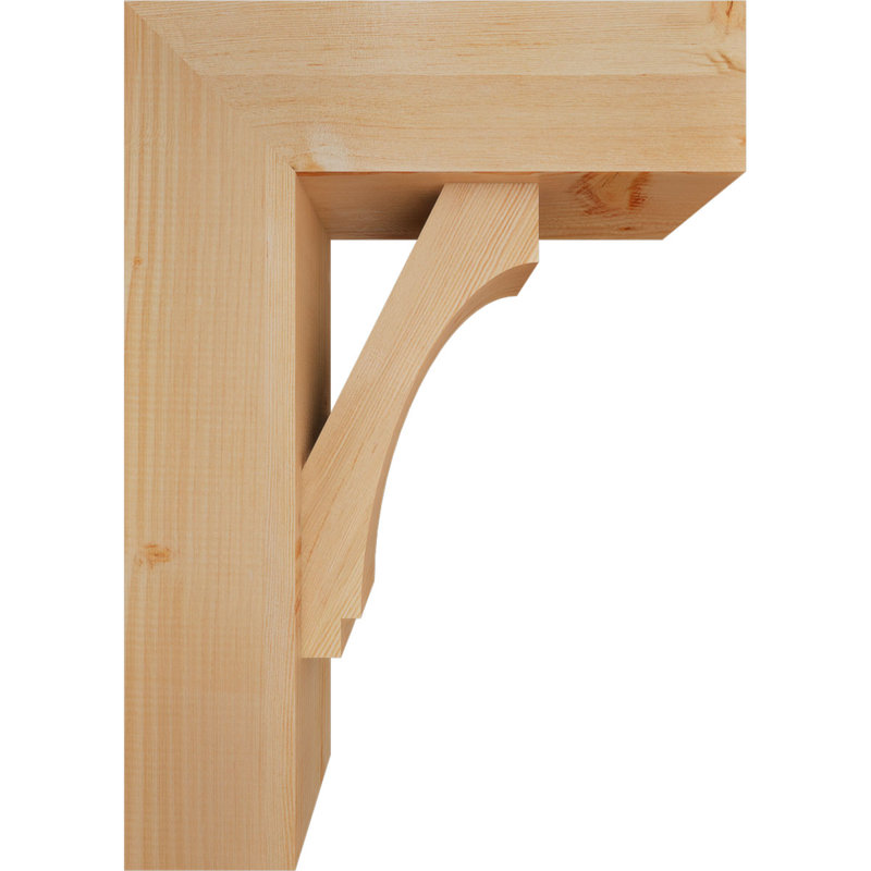 Support de bloc impérial avec entretoise décalée, 28 x 20, Sapin Douglas de l 7 1/2 (lisse)