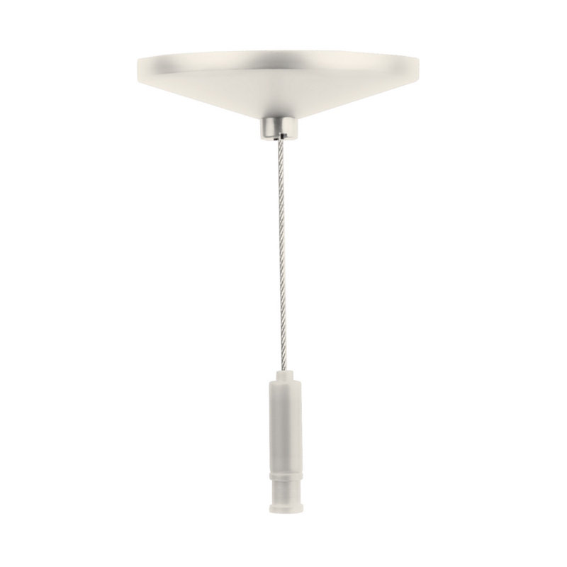 T-Bar Ceiling Wire Rope Suspension Track, White, 48"