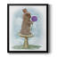 Lapin et agapanthe, toile encadrée de qualité supérieure - prête à être accrochée-889700283-889700282