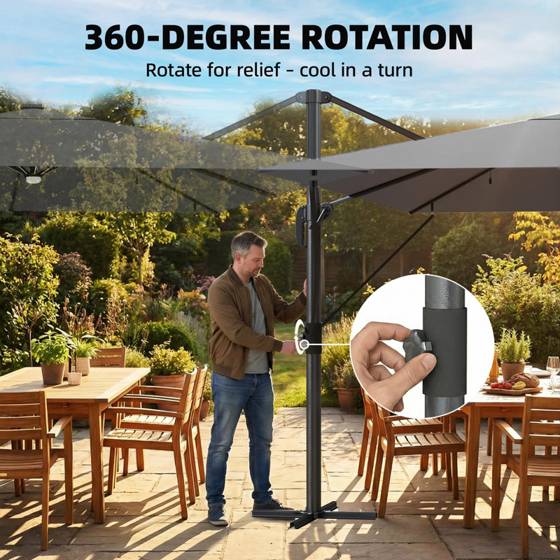 286cm Cantilever Parasol