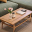 Table basse en bois massif
