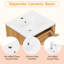 Meuble-lavabo en bois 20 po avec lavabo, pieds en bois massif, tablette réglable, tiroir inclinable et design moderne pour les petits espaces