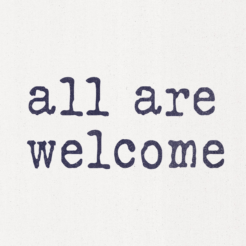 All Welcome - Wrapped Canvas Print, 122cm H x 122cm W x 3.8cm D