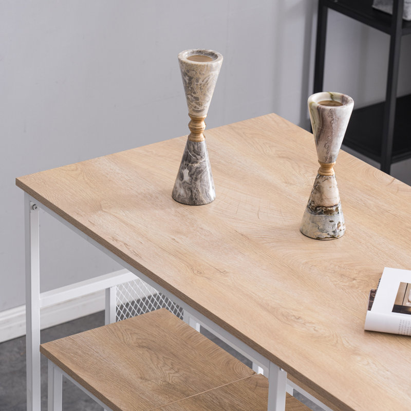Ensemble repas, Beige, Beige, Blanc