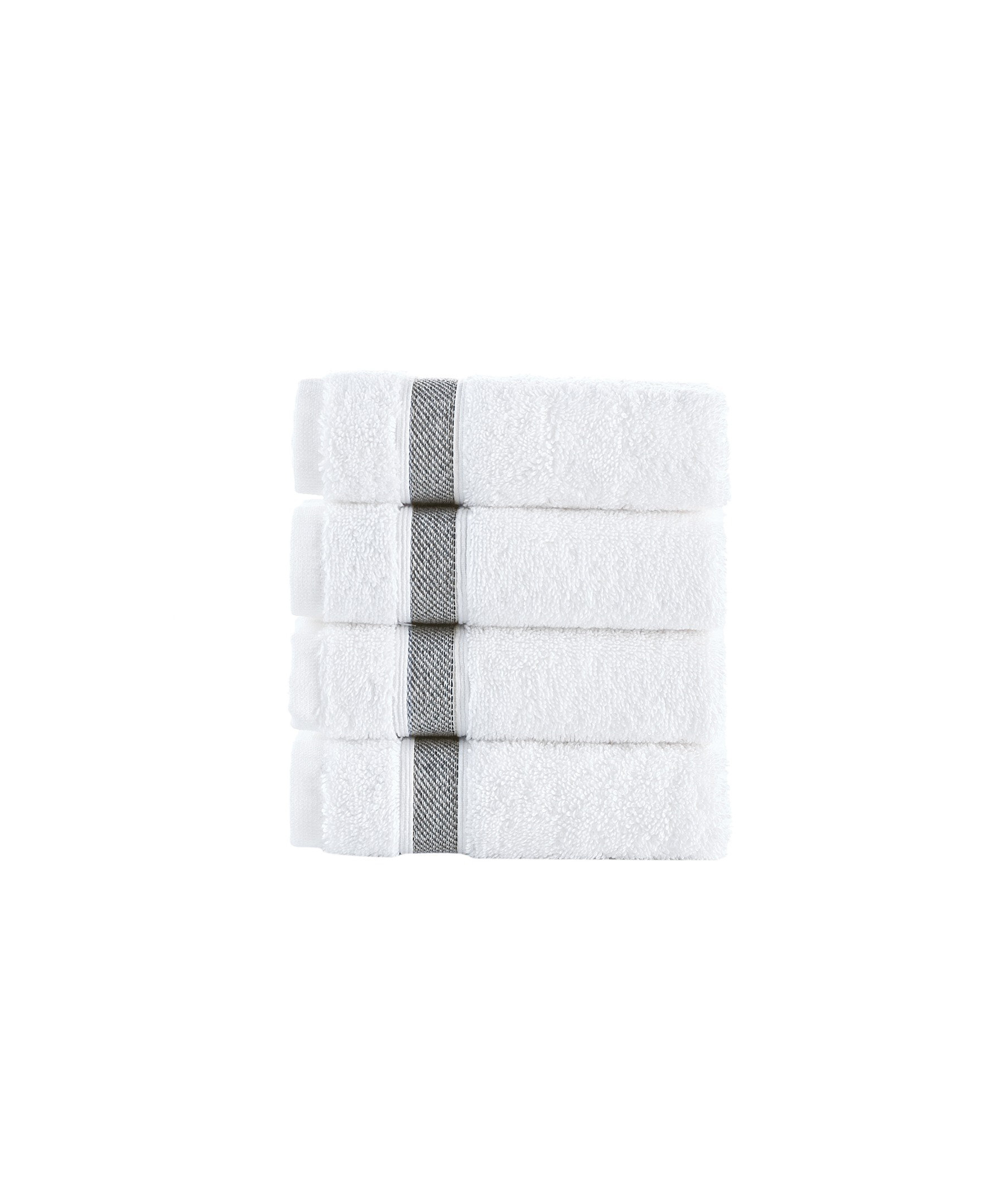 Earline 4 Piece Turkish Cotton Washcloth Towel Set