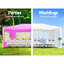 10X30' Wedding Party Canopy Tent Outdoor Gazebo With 8 Removable Sidewalls Pink Color