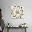 «Rustic Christmas VI» par Grace Popp - reproduction d'art textuel sur toile-370587226-370587244
