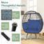 Fauteuil à œufs avec support Corrian-1224253090