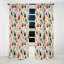 Motif de forêt pastel couleurs I - Rideau floral - Rideau occultant floral - 1 panneau-107550785