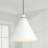 1 - Light White Cone Pendant