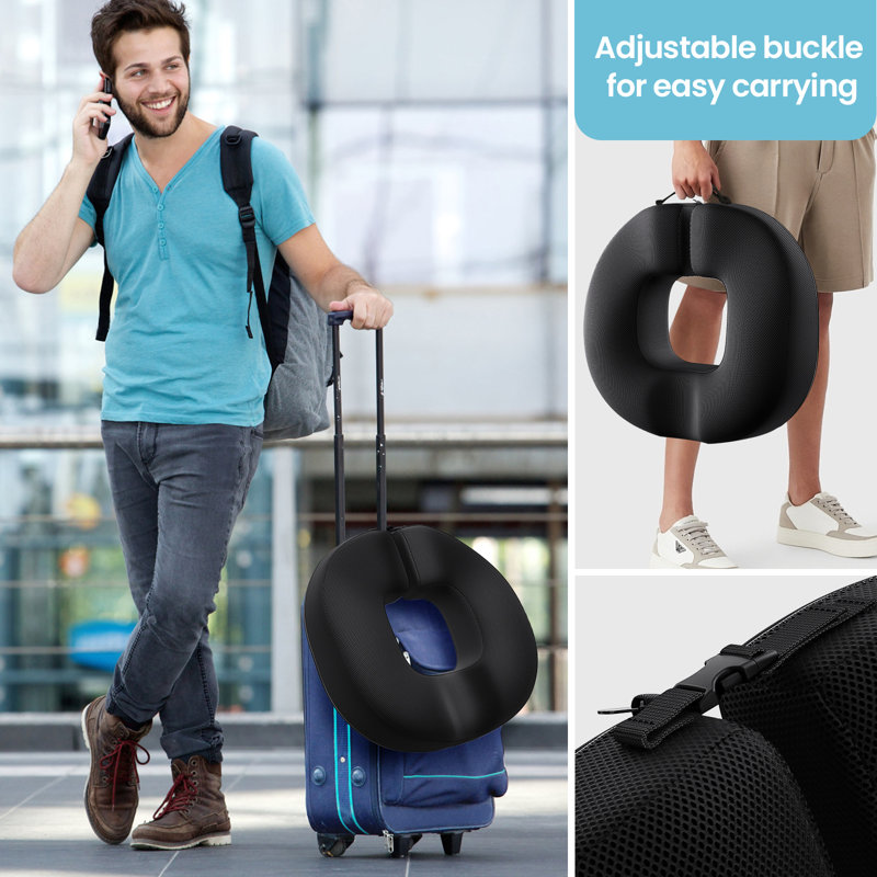 Strong Support Donut Pillow Seat Cushion For Tailbone Pain Relief