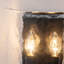 Applique murale 2 lumières en verre Jairdan