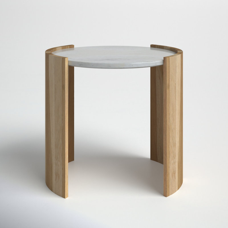 Loreto Marble Top End Table