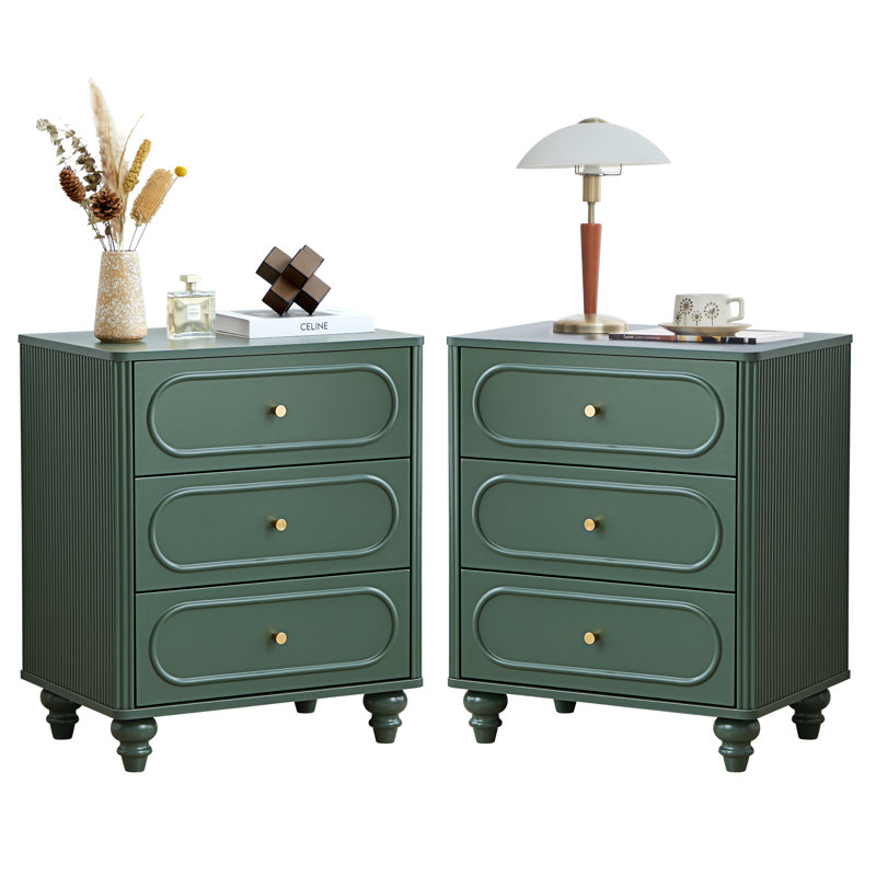 Commode 3 tiroirs, Bleu