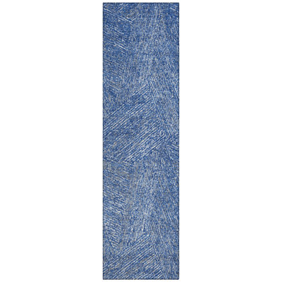 Terra Navy Washable Indoor-Outdoor Rug - 