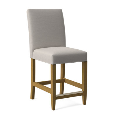 Manhattan Upholstered Stool with Solid Wood Frame