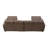 Premium Corduroy Modular U-Shaped Sectional Sofa with Double Chaise