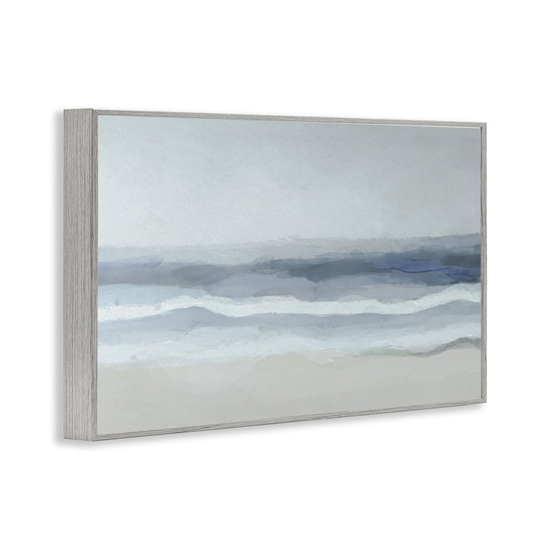 Giclée encadrée de ciel et de mer en sourdine, design par Norm Stelfox, Estampe numérique Farmhouse, H 20 po x l 30 po