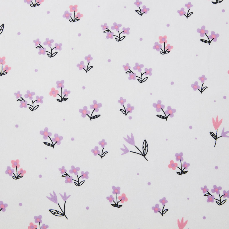 Hallmark Floral Garden Microfiber Bed Sheet Set, Twin, Twin