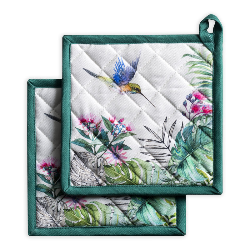 Maison D' Hermine Cotton Potholder Set