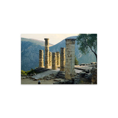 " Remaining Doric Columns, Temple Of Apollo, Delphi, Greece " by Panoramic Images