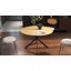 Round Metal Base Dining Table