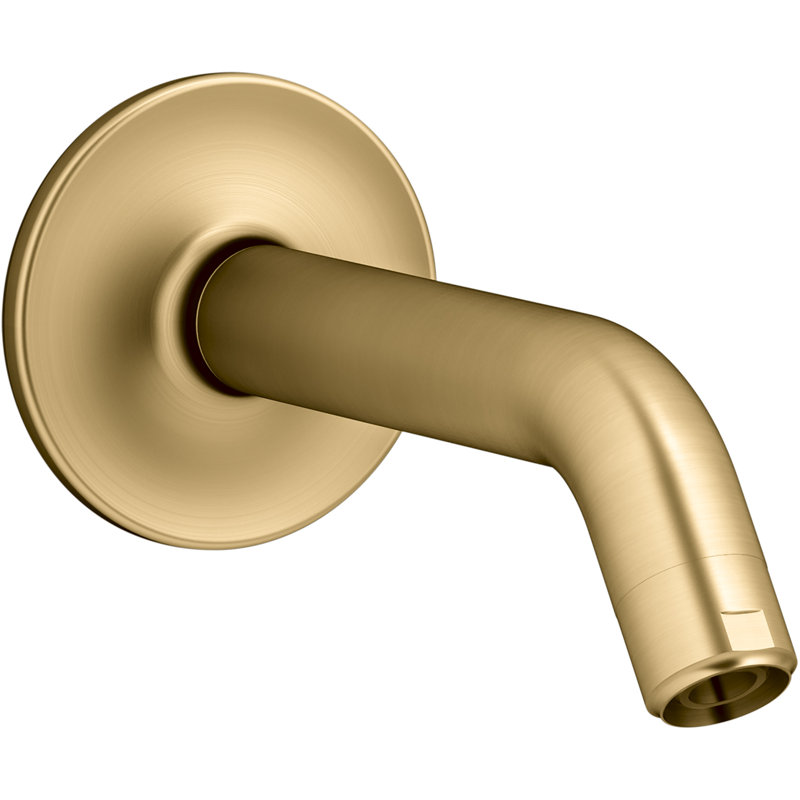Purist® Showerarm and Flange, Gold